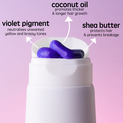 purple hair mask